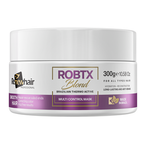 Renew Hair Professional Hair Mask ROBTX BLONDE 300g Botosmart Brazilian Treatment Anti Frizz Thermo Active Multi Control Smooth Renew