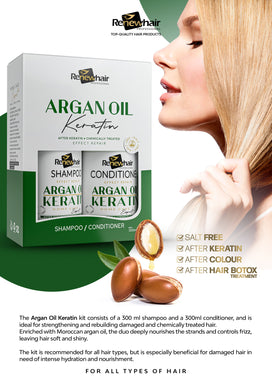 Argan Oil Shampoo & Conditioner Duo – 2 × 300ml