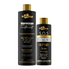 RH Revolution Formaldehyde Free Keratin 1000ml sos 500ml Smooth Renew