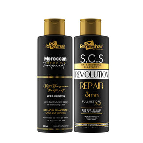 RH Revolution Formaldehyde Free Keratin Vegan 300ml sos 300ml Smooth Renew